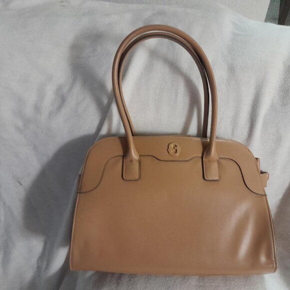 Time & Tru Maxwell Satchel, Mocha Splash - Picture 1 of 7